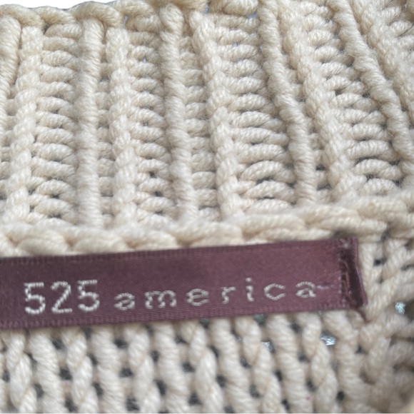 525 America Beige Tan Khaki Sweater Dress Size Small - Picture 5 of 5